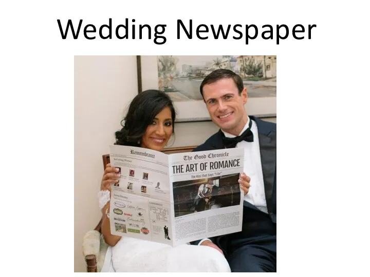 Wedding Newspaper