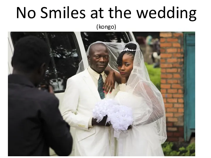 No Smiles at the wedding (kongo)