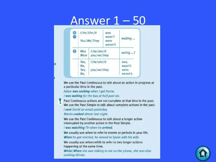 Answer 1 – 50