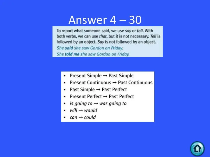 Answer 4 – 30