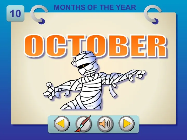 OCTOBER MONTHS OF THE YEAR 10