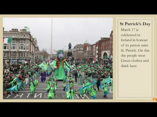 St Patrick’s Day March 17 is celebrated in Ireland in