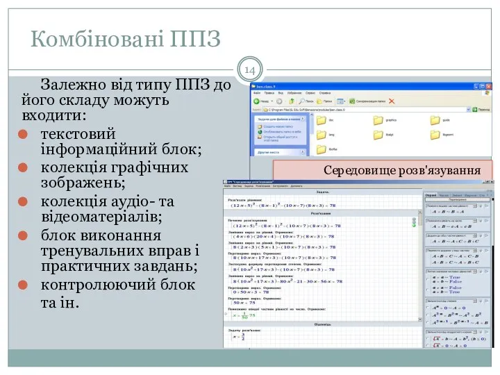 Комбіновані ППЗ Залежно від типу ППЗ до його складу можуть