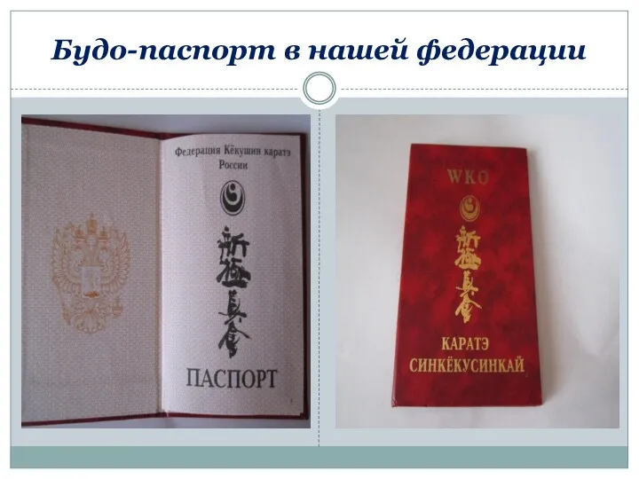 Будо-паспорт в нашей федерации
