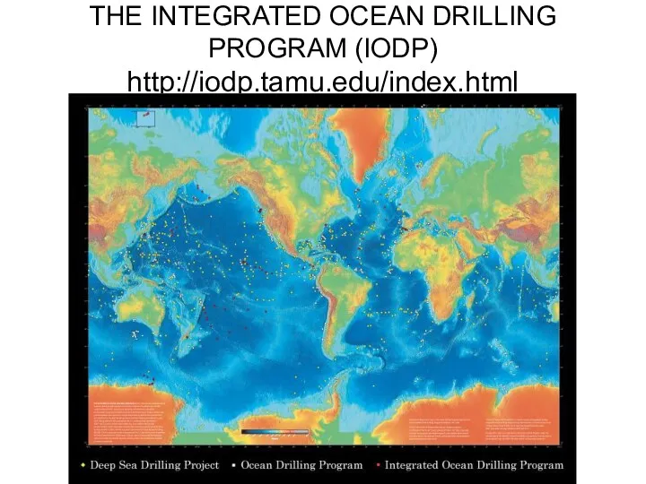 THE INTEGRATED OCEAN DRILLING PROGRAM (IODP) http://iodp.tamu.edu/index.html