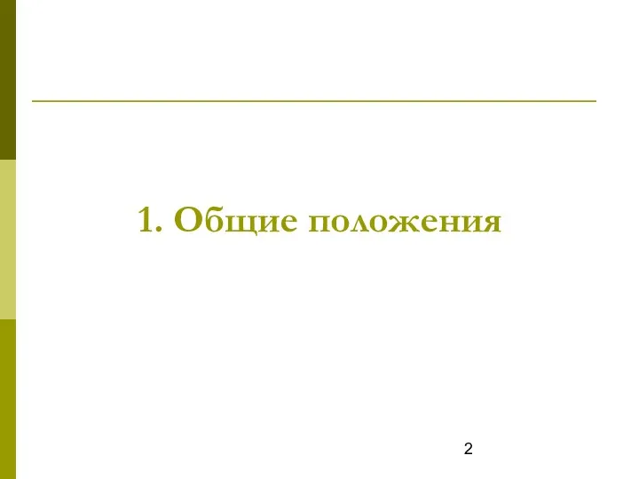 1. Общие положения