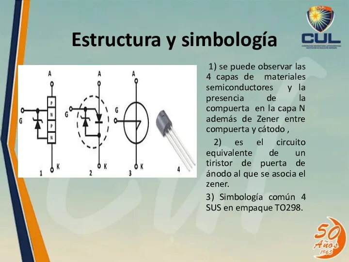 Estructura y simbología 1) se puede observar las 4 capas