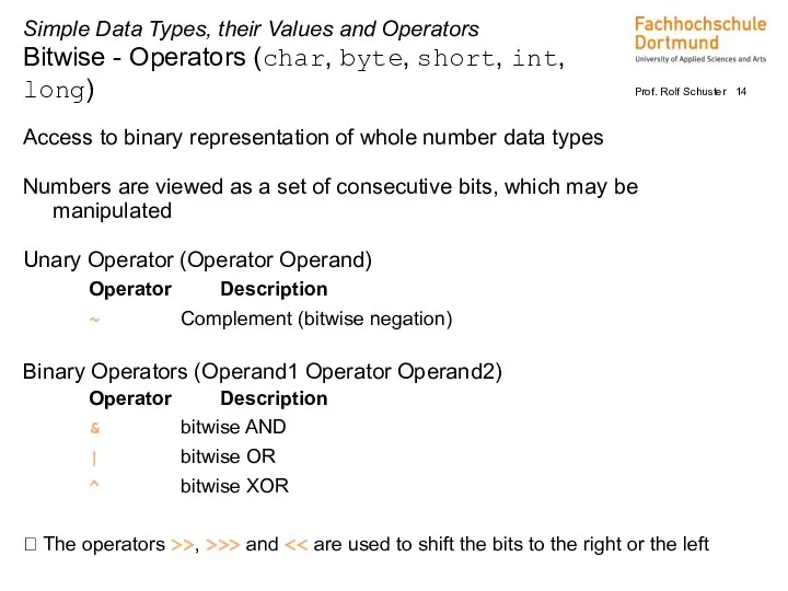 Access to binary representation of whole number data types Numbers