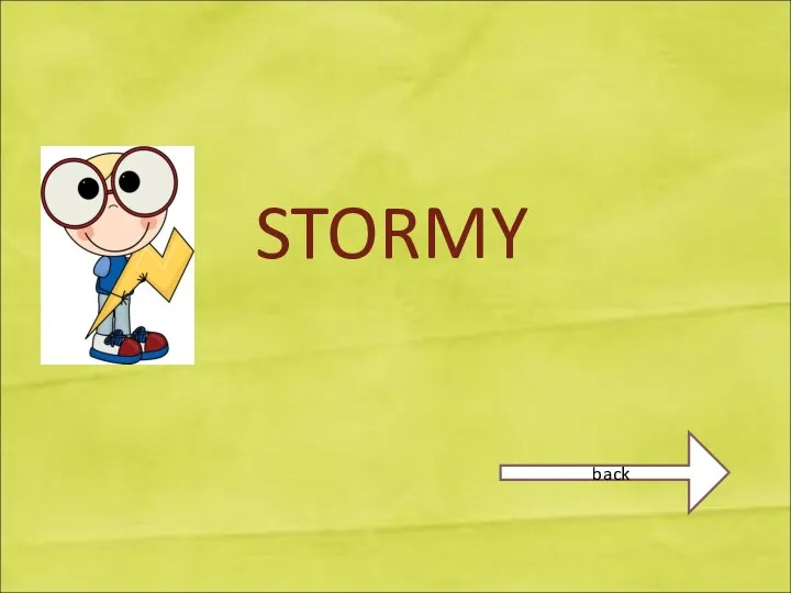 STORMY back