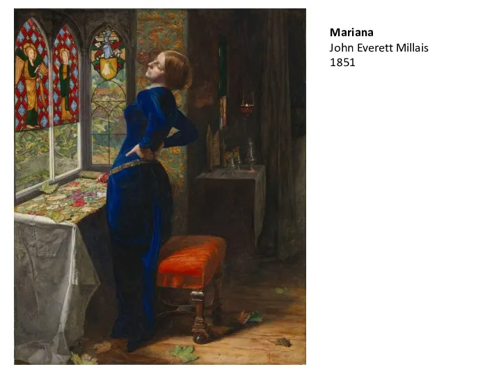 Mariana John Everett Millais 1851
