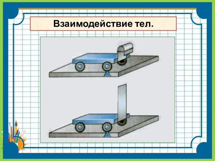 Взаимодействие тел.