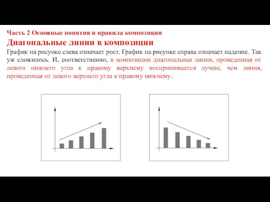 Часть 2 Основные понятия и правила композиции Диагональные линии в