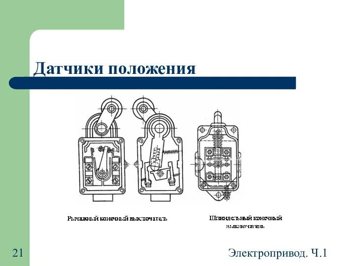 Электропривод. Ч.1 Датчики положения