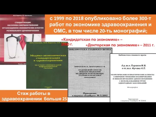 с 1999 по 2018 опубликовано более 300-т работ по экономике