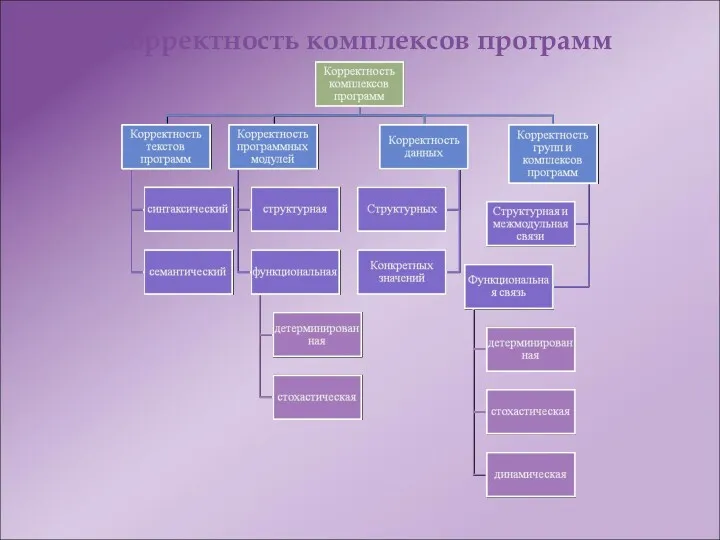 Корректность комплексов программ