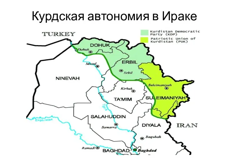 Курдская автономия в Ираке
