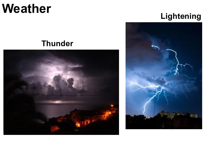 Weather Thunder Lightening