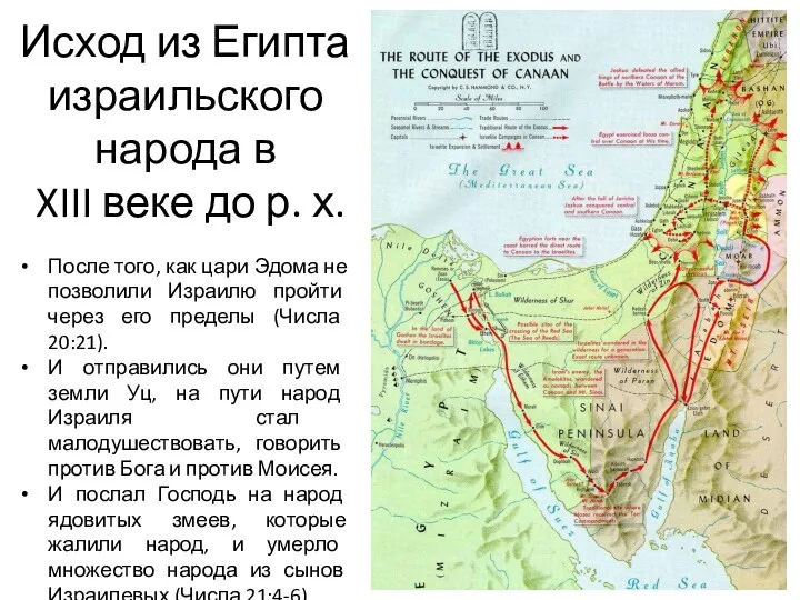 Исход из Египта израильского народа в XIII веке до р.