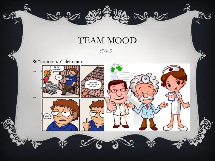TEAM MOOD “bottom-up” definition contagious positive emotions can lead to