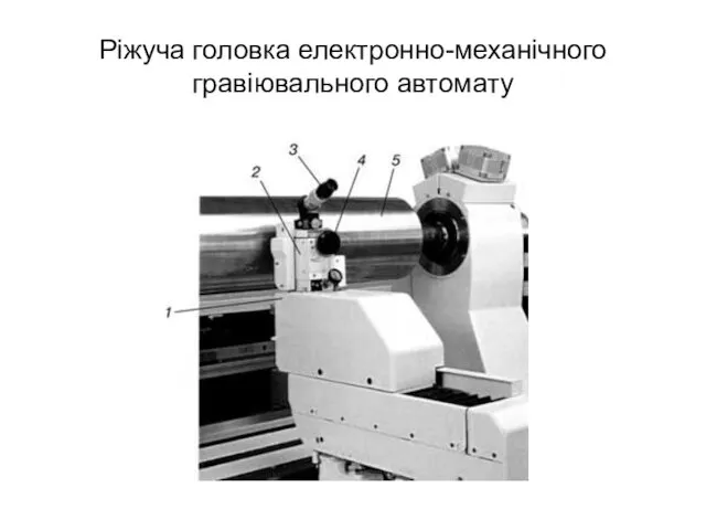 Ріжуча головка електронно-механічного гравіювального автомату