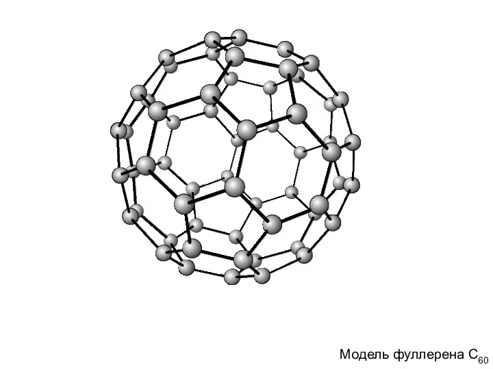 Модель фуллерена С60 Модель фуллерена С60