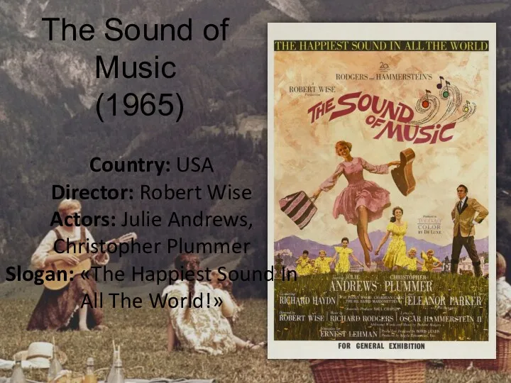 The Sound of Music (1965) Country: USA Director: Robert Wise