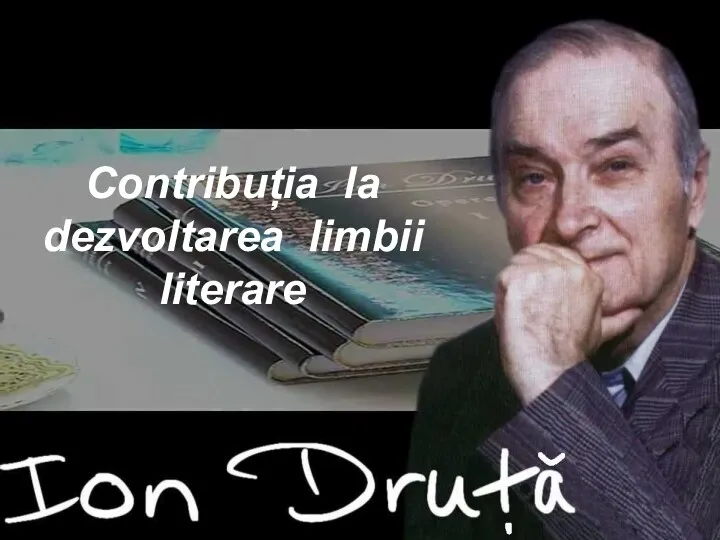 Contribuția la dezvoltarea limbii literare