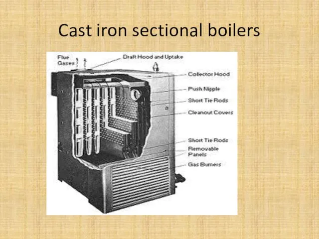 Cast iron sectional boilers