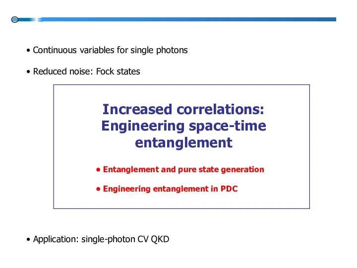 Increased correlations: Engineering space-time entanglement Entanglement and pure state generation