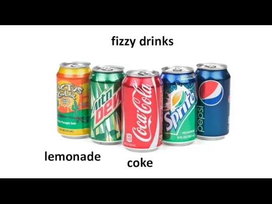 fizzy drinks coke lemonade