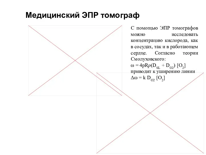 Медицинский ЭПР томограф С помощью ЭПР томографов можно исследовать концентрацию