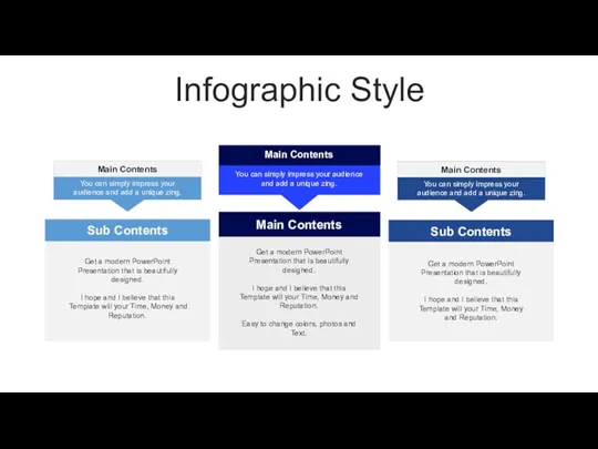 Infographic Style Main Contents Main Contents You can simply impress