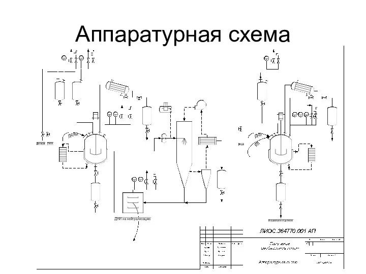 Аппаратурная схема