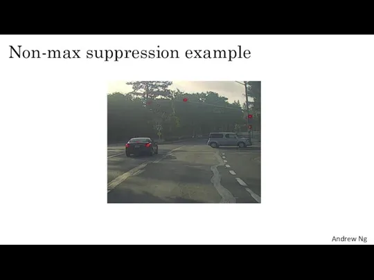 Non-max suppression example