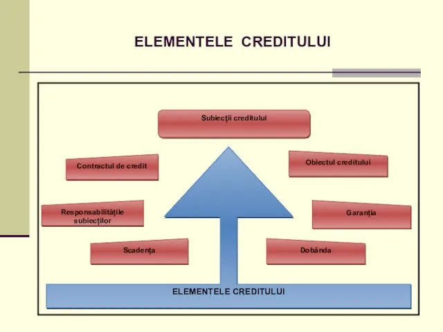 ELEMENTELE CREDITULUI