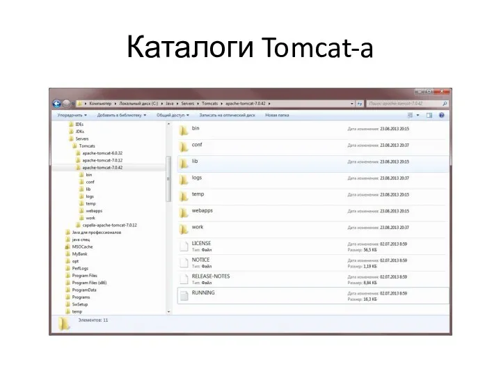 Каталоги Tomcat-a