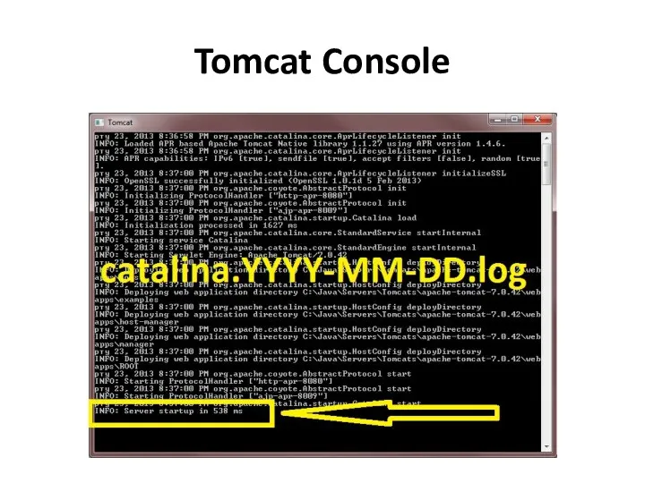 Tomcat Console
