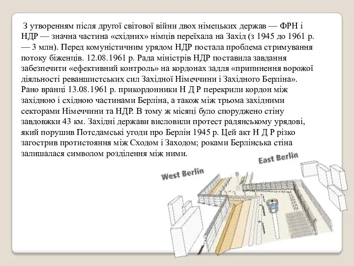 З утворенням після другої світової війни двох німецьких держав —