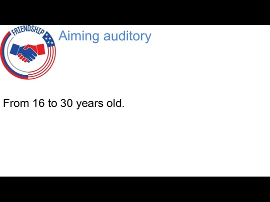 Aiming auditory From 16 to 30 years old.