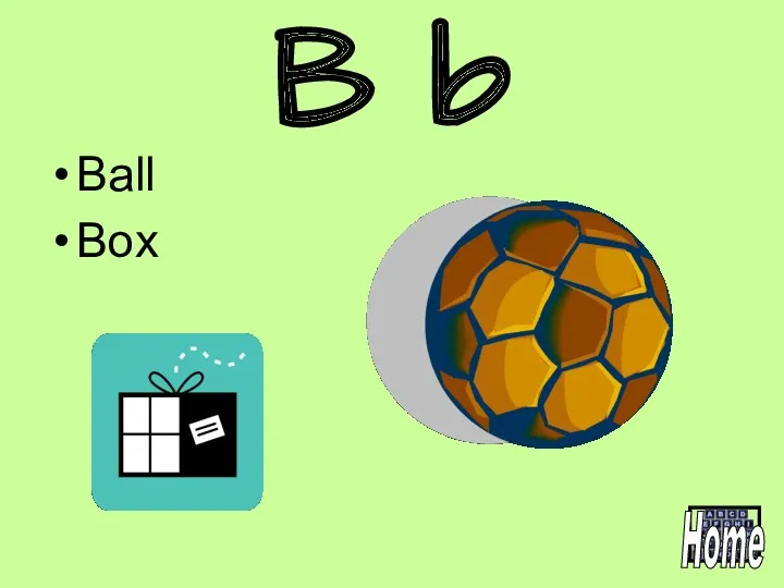 B b Ball Box