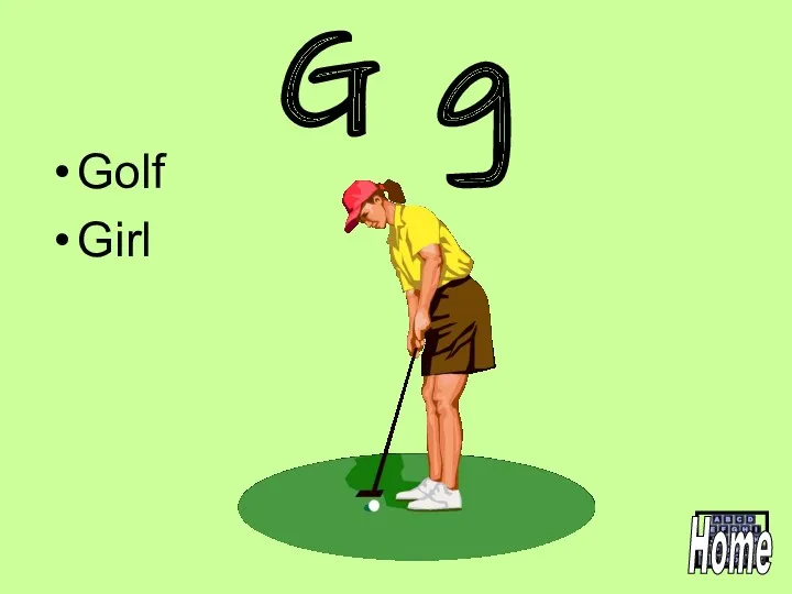 G g Golf Girl