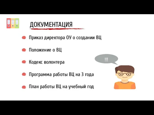 Приказ директора ОУ о создании ВЦ Положение о ВЦ Кодекс