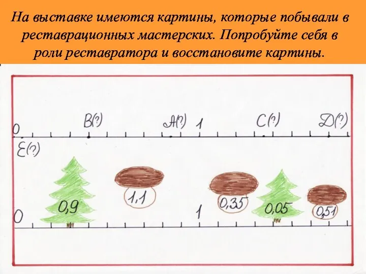 На выставке имеются картины, которые побывали в реставрационных мастерских. Попробуйте