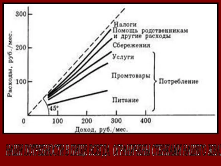 НАШИ ПОТРЕБНОСТИ В ПИЩЕ ВСЕГДА ОГРАНИЧЕНЫ СТЕНКАМИ НАШЕГО ЖЕЛУДКА