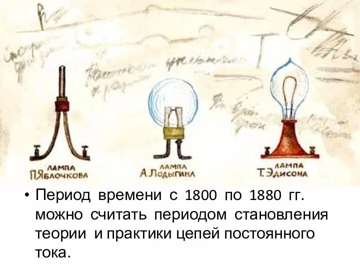 Период времени с 1800 по 1880 гг. можно считать периодом