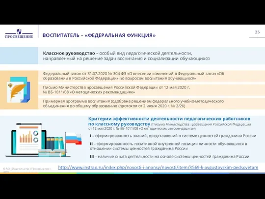 Федеральный закон от 31.07.2020 № 304-ФЗ «О внесении изменений в Федеральный закон «Об