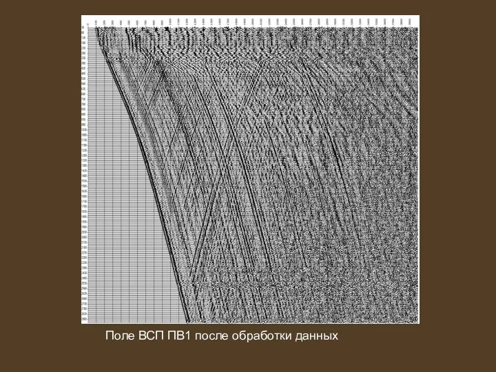 Поле ВСП ПВ1 после обработки данных