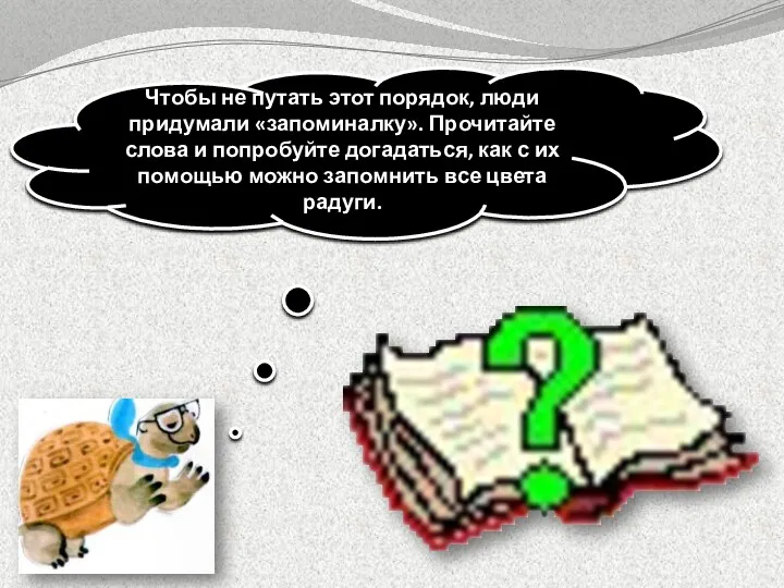 Чтобы не путать этот порядок, люди придумали «запоминалку». Прочитайте слова