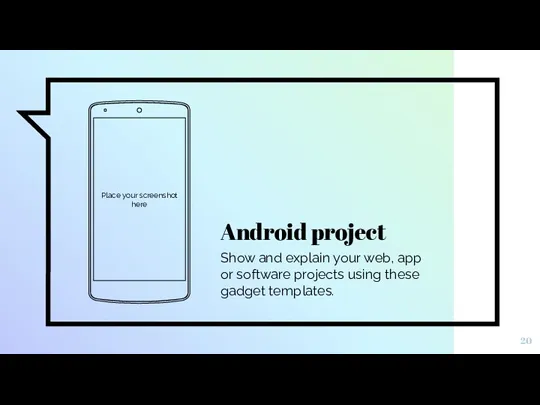 Android project Show and explain your web, app or software