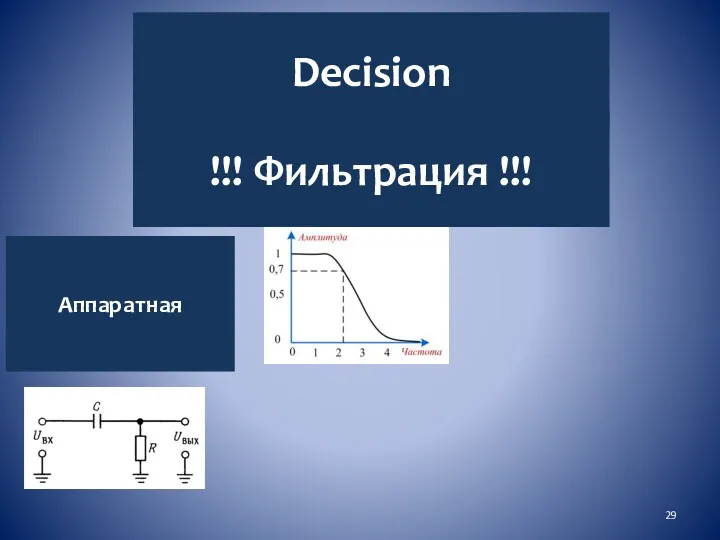 Decision Аппаратная !!! Фильтрация !!!